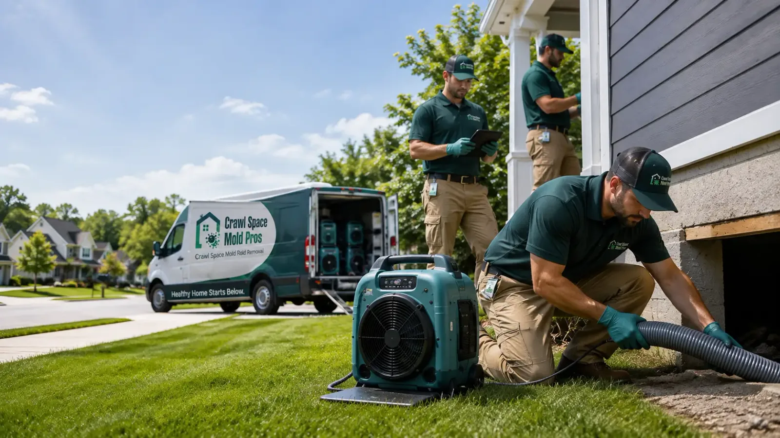Crawl Space Mold Removal in Ridgeville, IN